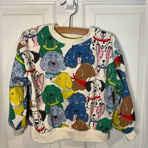 EUC Mini Boden Dog Sweatshirt 5-6Y
